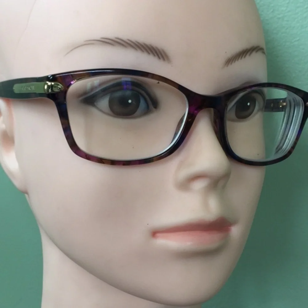 Coach Confetti Purple RX Glasses
